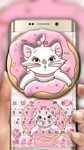 Скачать Фон клавиатуры Pinky Cat Donut APK для Android